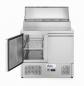 Preview: Arktic Kühltisch zweitürig mit Aufsatzkühlvitrine 300 L