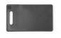 Preview: Schneidbrett mi Griff HDPE schwarz 250x150x(H)10mm