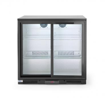 Bar Kühlschrank mit Schiebetüren 228 L, 2Ë/10ËC, 900x500x(H)900 mm
