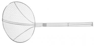 Frittierlöffel mit verstärktem Drahtgriff, (D)240x(L)550 mm, Edelstahl