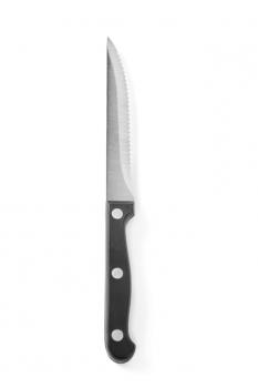 Steak Messer, 6er Set, 215 mm, Edelstahl mit ABS Griff