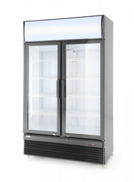 Kühlschrank zweitürig 750L mit Glastüren