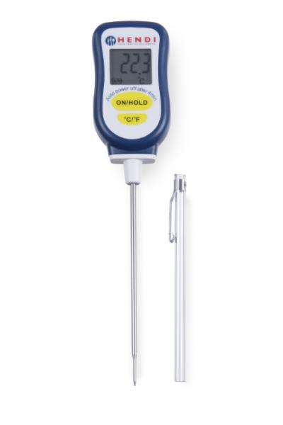 Digital-Thermometer mit Stiftsonde, 130 mm Sonde
