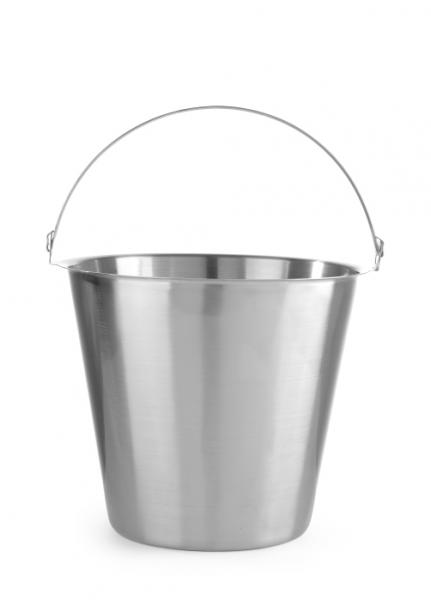 Eimer 12 Liter, Ãẁ310x(H)300 mm, aus Edelstahl