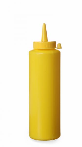 Spenderflasche, Kunststoff, gelb, 70 cl, 3-er VE