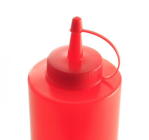 Spenderflasche, Kunststoff, rot , 35 cl