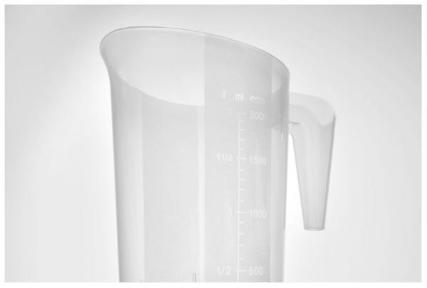 Messbecher mit Skala, 3.0 Liter stapelbar, aus Polypropylen