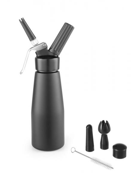 Sahnespender KitchenLine 0,5 Liter - schwarzes Aluminium