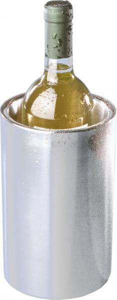 Weinflaschenkühler, (D)120x(H)200 mm, Edelstahl, doppelwandig