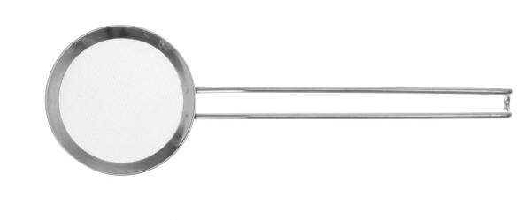 Fettschaufel mit Drahtgriff, normales Gitter, (D)120x(L)355 mm, Edelstahl